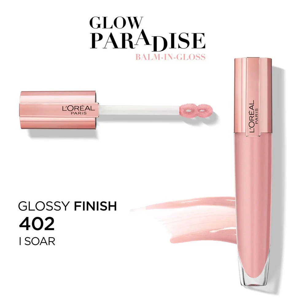 L'Oreal Glow Paradise Plumping Lip Gloss 402 I Soar - Image 2