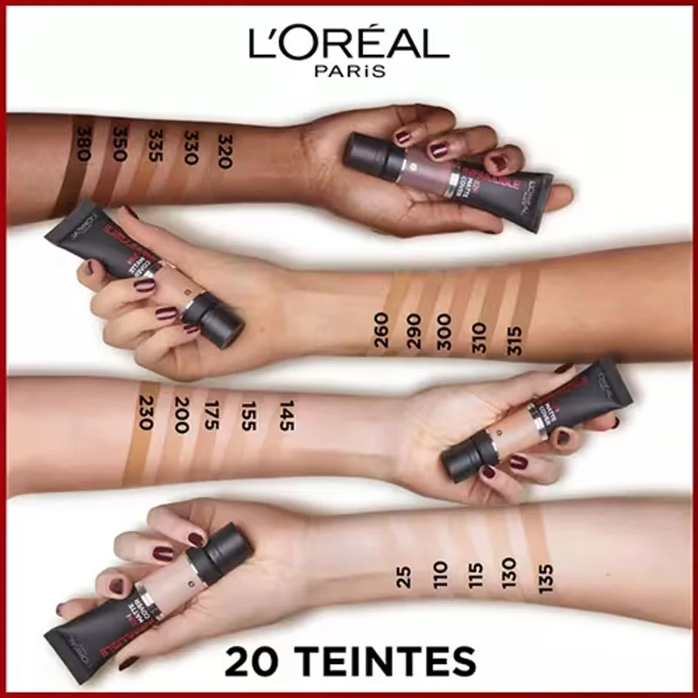 L'Oreal Paris Foundation Infaillible 32H Matte Cover Spf25 335 Warm Undertone 30ml - Image 3