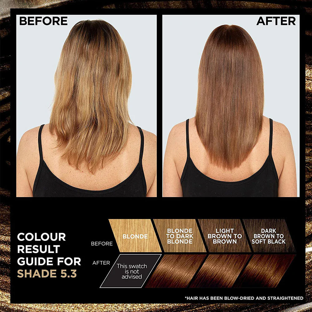 L'Oreal Preference Hair Color 5.3 Virginia Golden Brown - Image 3
