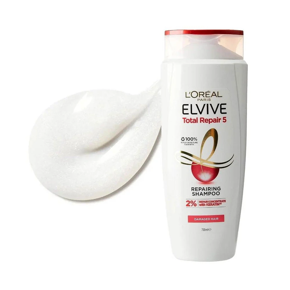 L'Oreal Repairing Shampoo Elvive Total Repair 5 Damaged Hair 300ml - Image 2