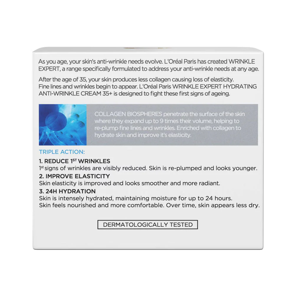 L'Oreal Wrinkle Expert Hydrating Care Day Collagen 50ml - Image 2