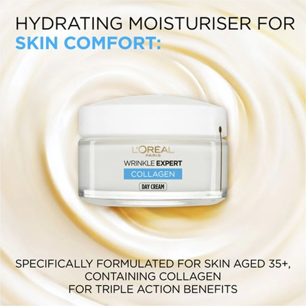 L'Oreal Wrinkle Expert Hydrating Care Day Collagen 50ml - Image 4