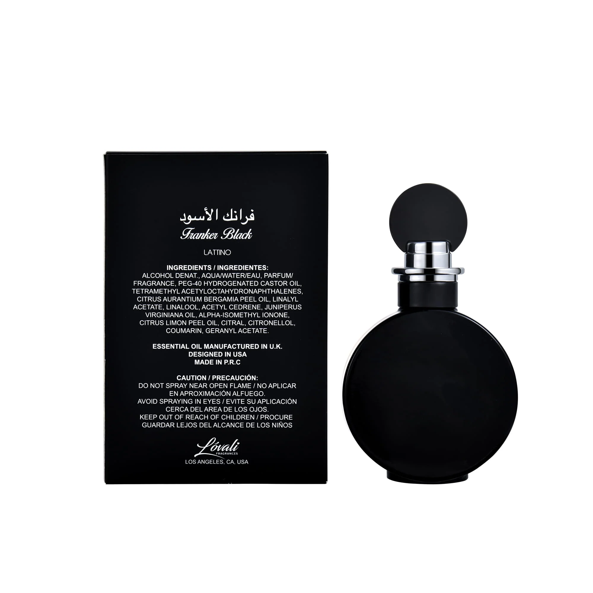 Lovali Franker Black Lattino Eau De Parfum 100ml - Image 4