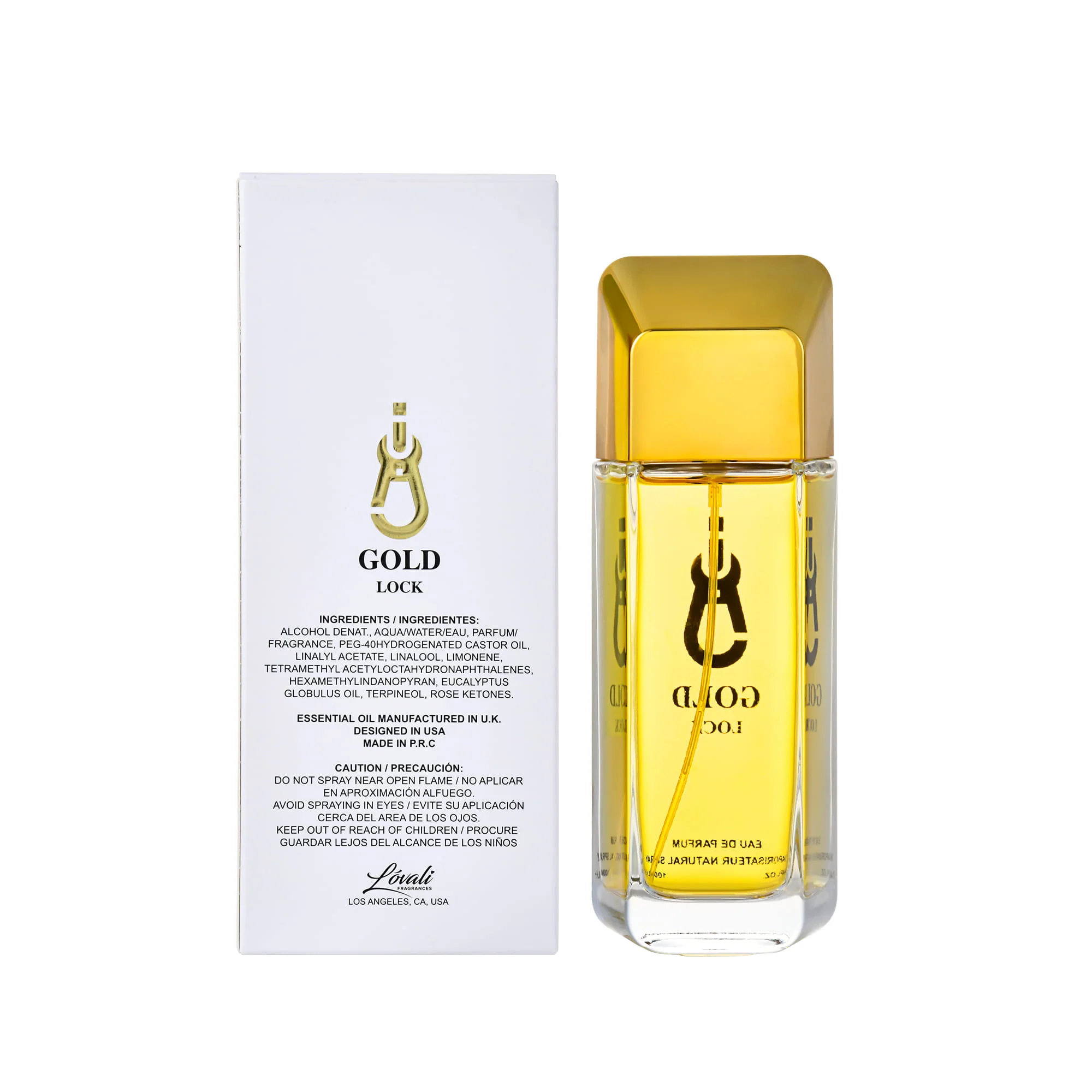 Lovali Gold Lock Eau De Parfum Spray 100ml - Image 5