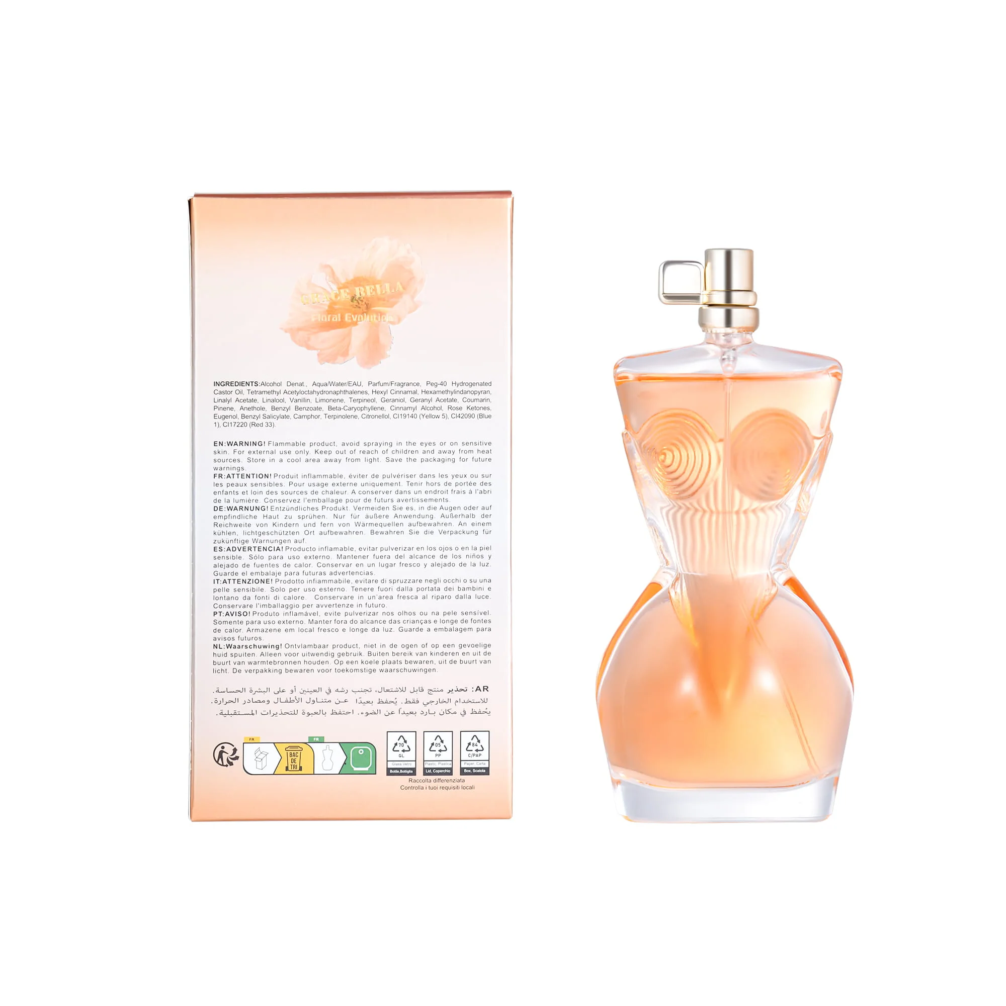 Lovali Grace Bella Floral Evolution Eau De Parfum Spray 100ml - Image 4