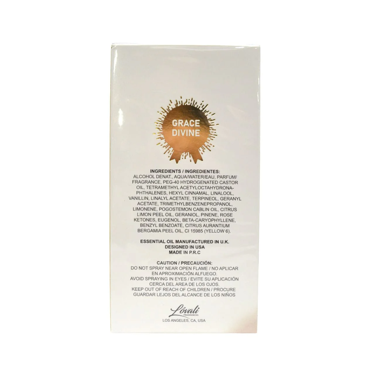 Lovali Grace Divine Eau De Parfum 100ml - Image 2