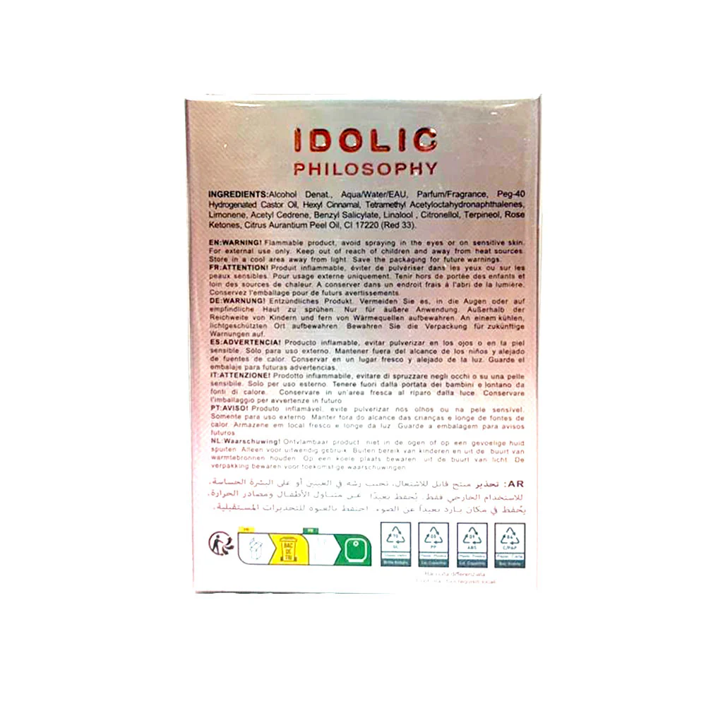 Lovali Idolic Philosophy Eau De Parfum Spray 100ml - Image 2