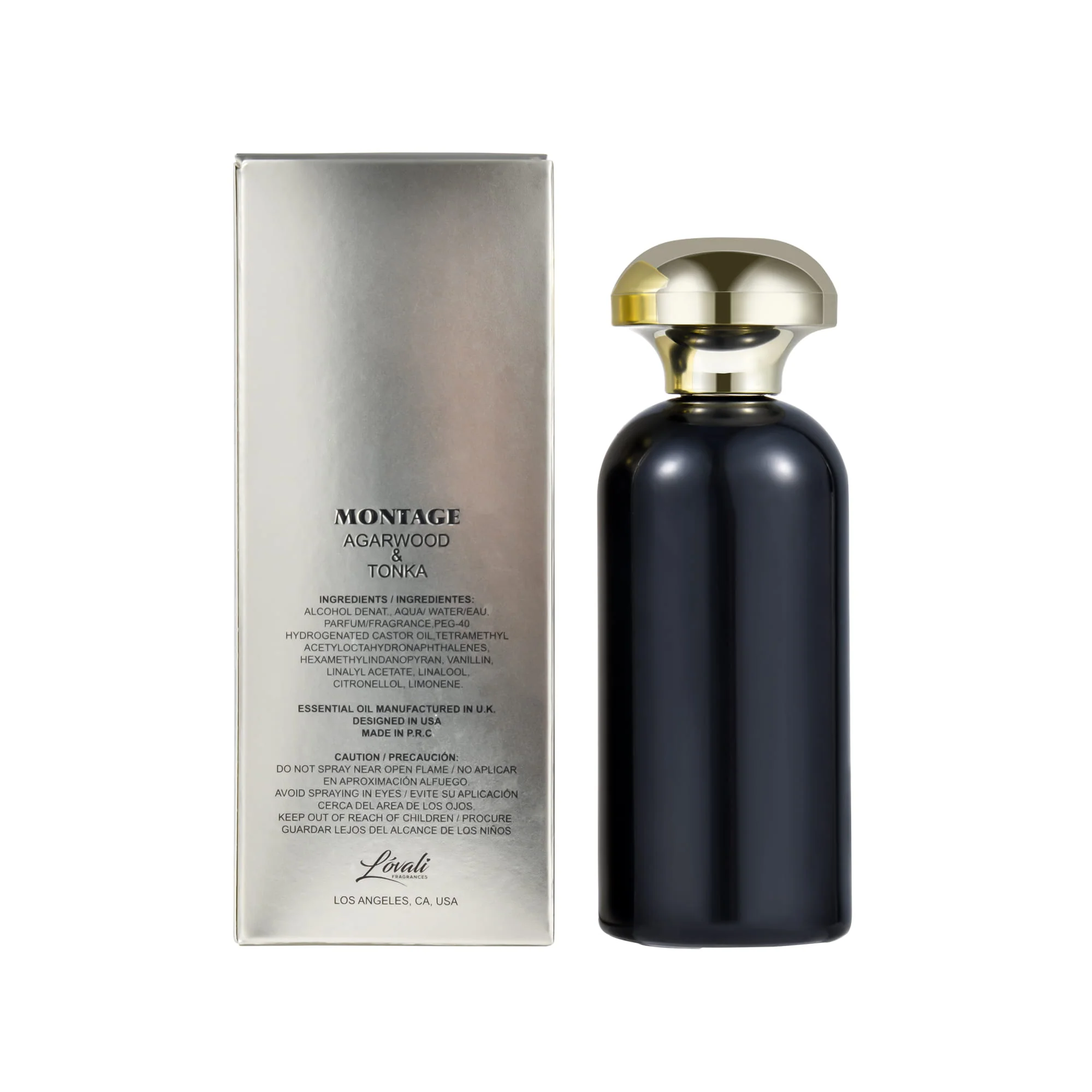 Lovali Montage VIP Agarwood & Tonka Eau De Parfum Spray 100ml - Image 5