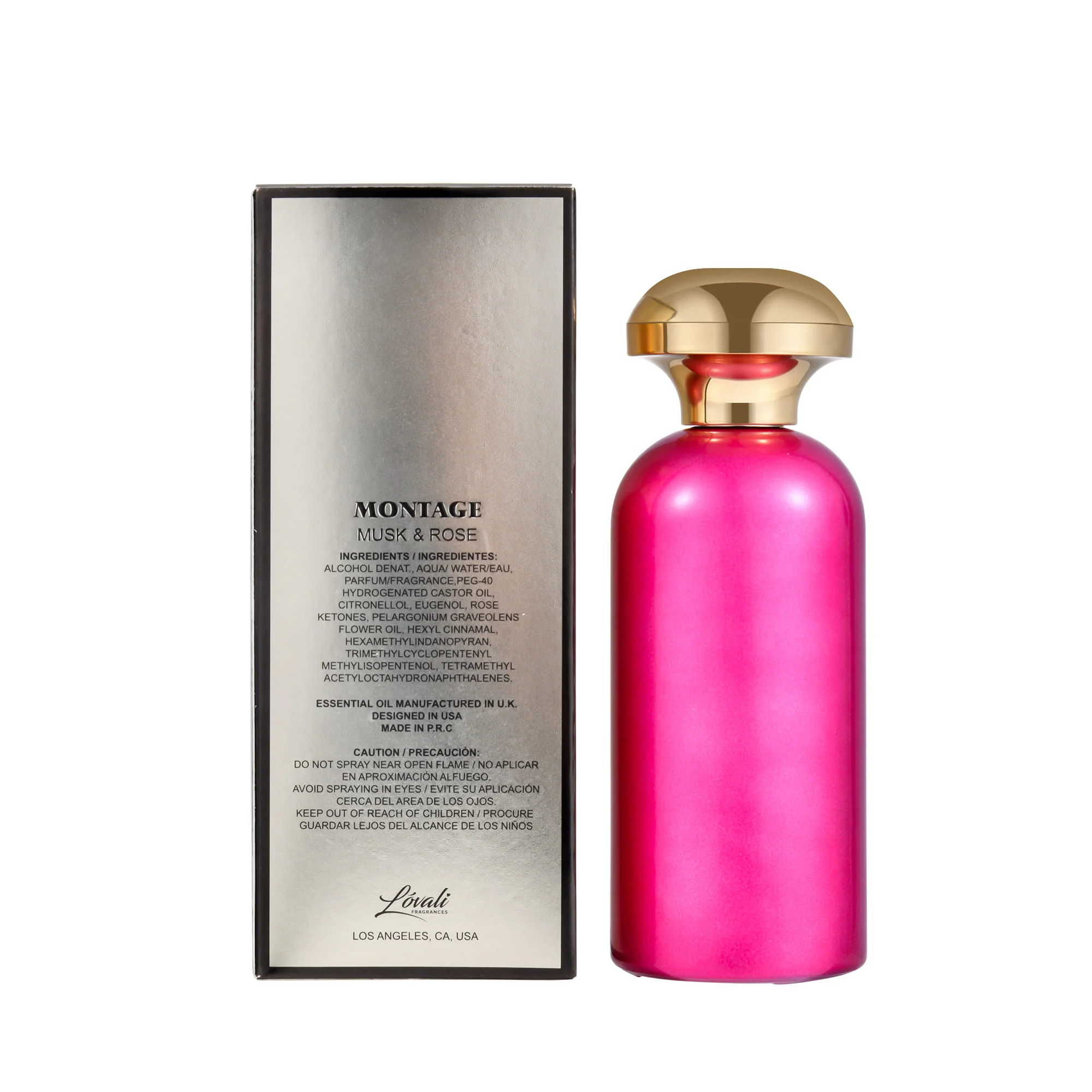 Lovali Montage VIP Musk & Rose Eau De Parfum Spray 100ml - Image 5