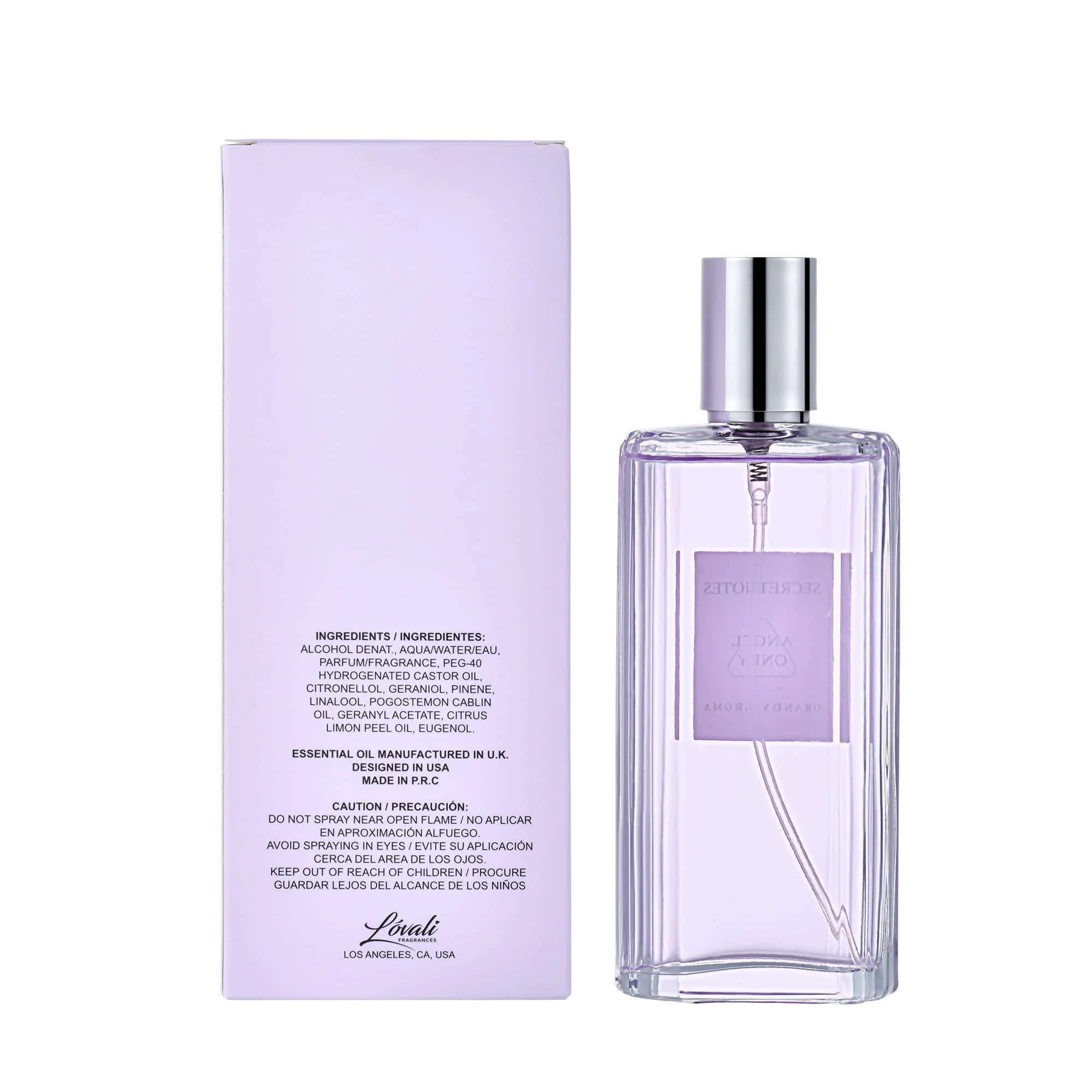 Lovali Secret Notes Angel Only Grandy Aroma Eau De Parfum Spray 95ml - Image 5