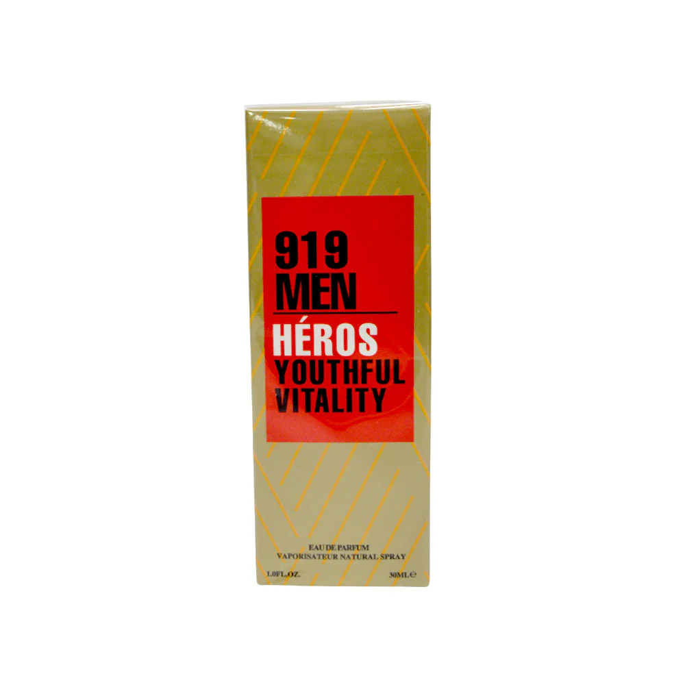 Luca Perfume 919 Men Hero's Youthfully Vitality Eau De Parfum 30ml