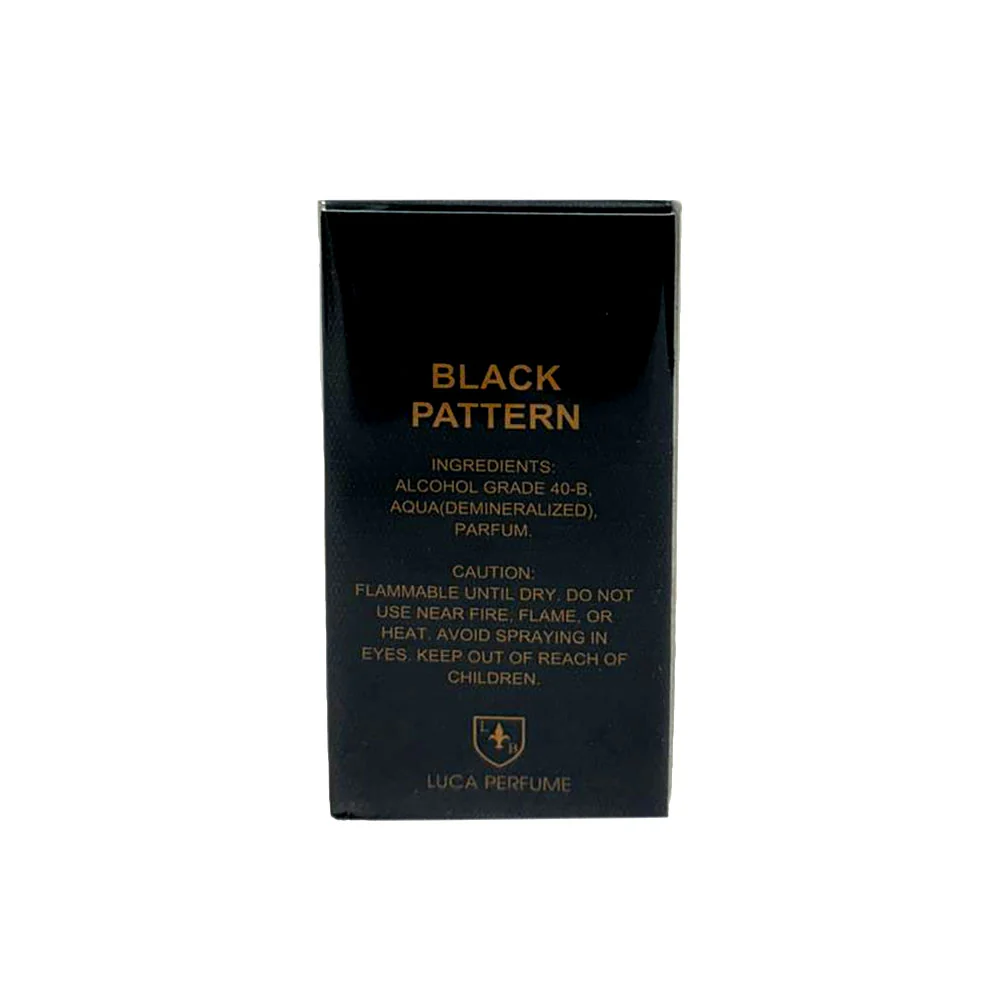 Luca Perfume Black Pattern Eau De Parfum Spray 30ml - Image 2