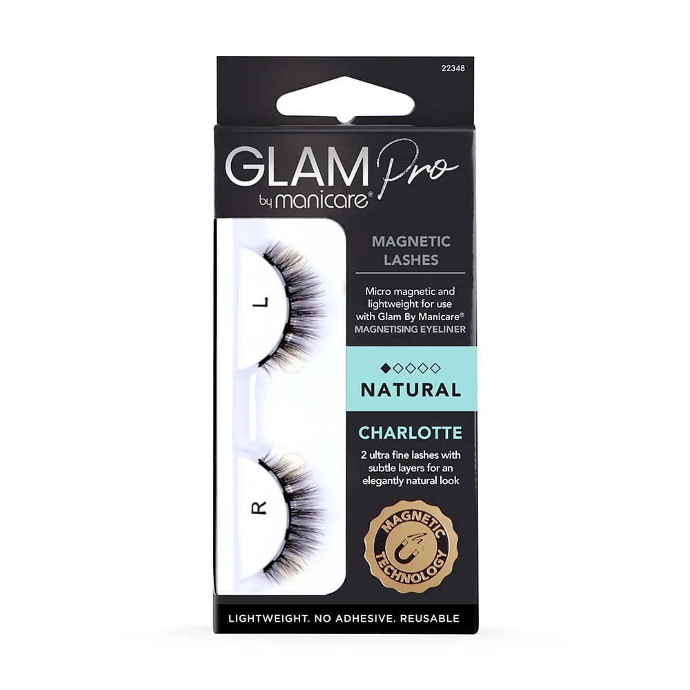Manicare Glam Pro Magnetic Lashes Natural Charlotte - Image 2
