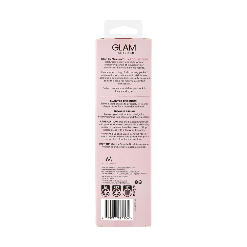 Manicare Precision Brow Duo Glam Lux Collection - Image 3