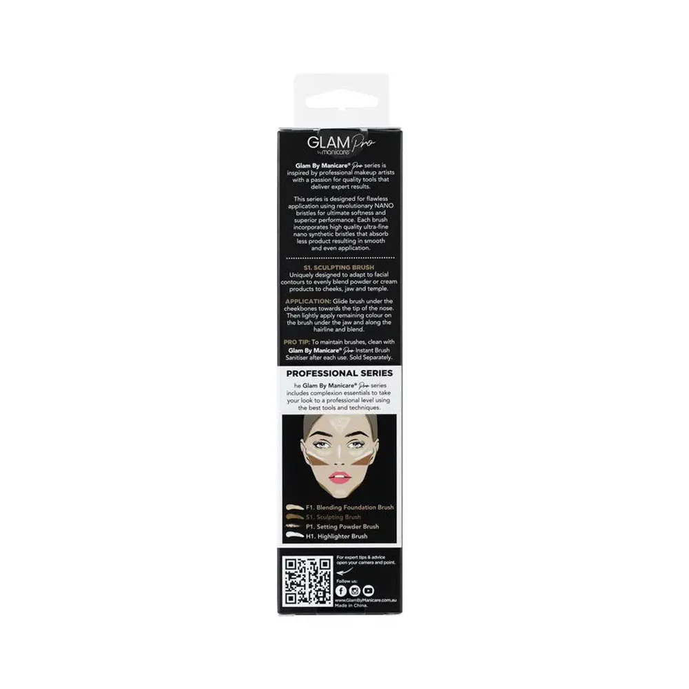Manicare Sculpting Brush S1 Glam Pro Professional Series - Image 3