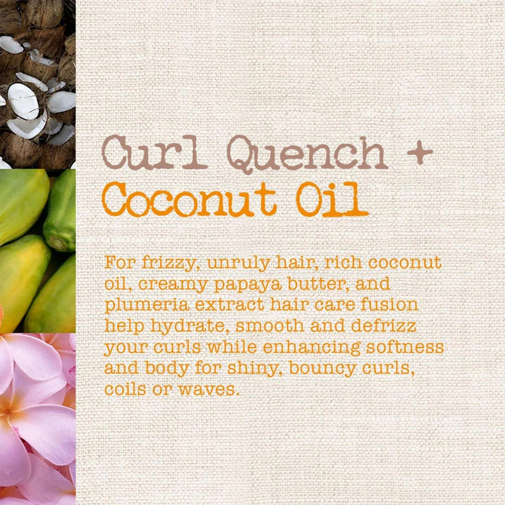 Maui Curl Smoothie For Thick Curly Hair Quench & Coconut Oil 340ml - Image 5