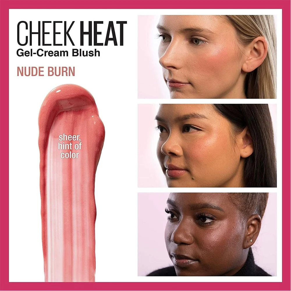 Maybelline Cheek Heat Cream Blush 15 Nude Burn 8ml - Image 2
