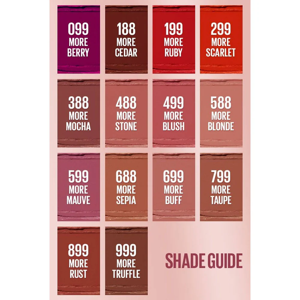 Maybelline Color Sensational Ultimatte Matte Lipstick 688 More Sepia - Image 3