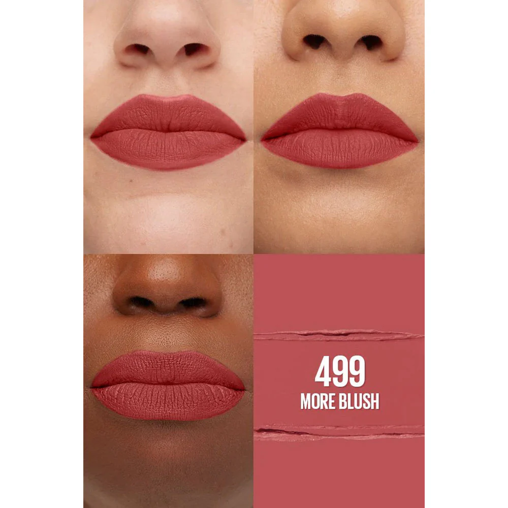 Maybelline Color Sensational Ultimatte Lipstick 499 More Blush 1.7g - Image 3