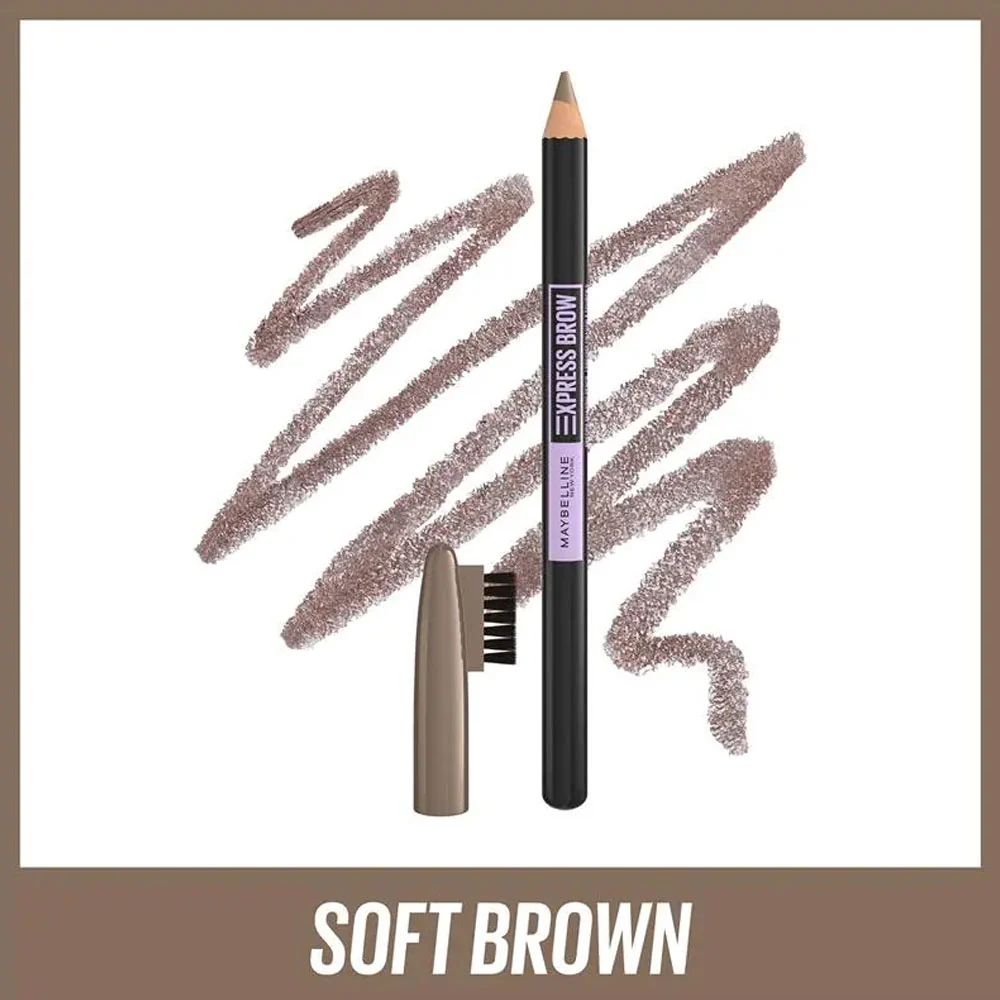 Maybelline Express Brow Shaping Pencil Soft Brown - Image 4