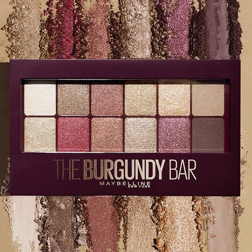 Maybelline The Burgundy Bar Eyeshadow 9.6g - Image 3