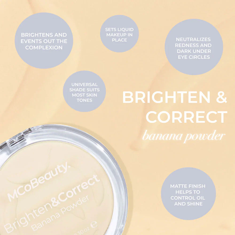 MCoBeauty Brighten & Correct Banana Powder 8.5g - Image 2