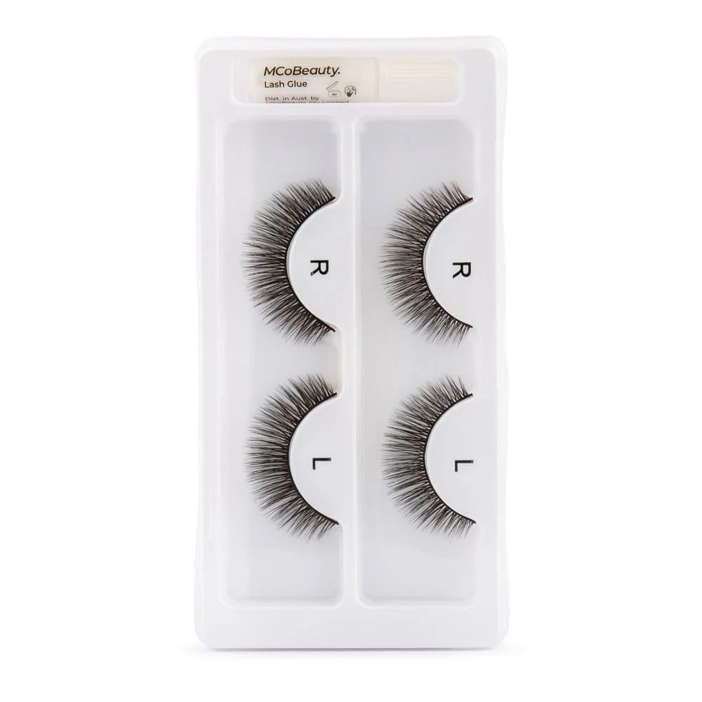 MCoBeauty Longwear False Lashes Natural Mykonos Duo Value Set - Image 2