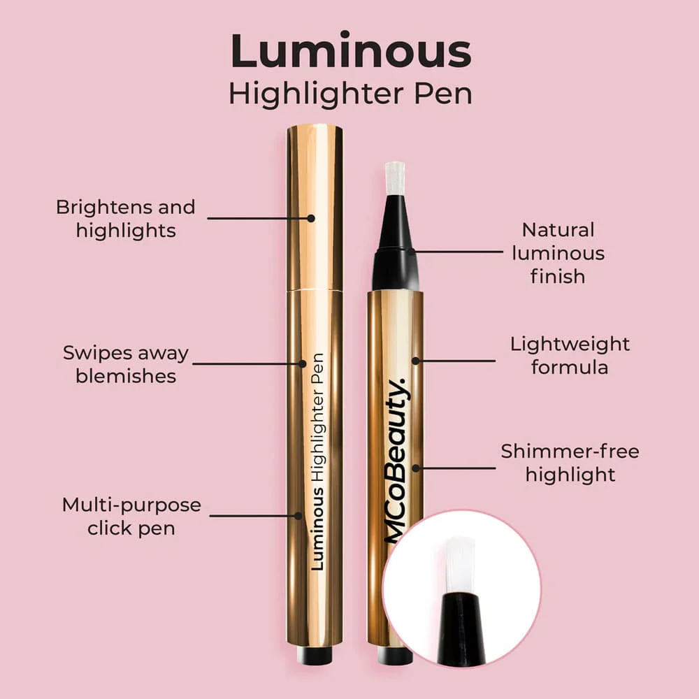 MCoBeauty McoBeauty Luminous Highlighter Pen 2.5 Cool Undertone - Image 3