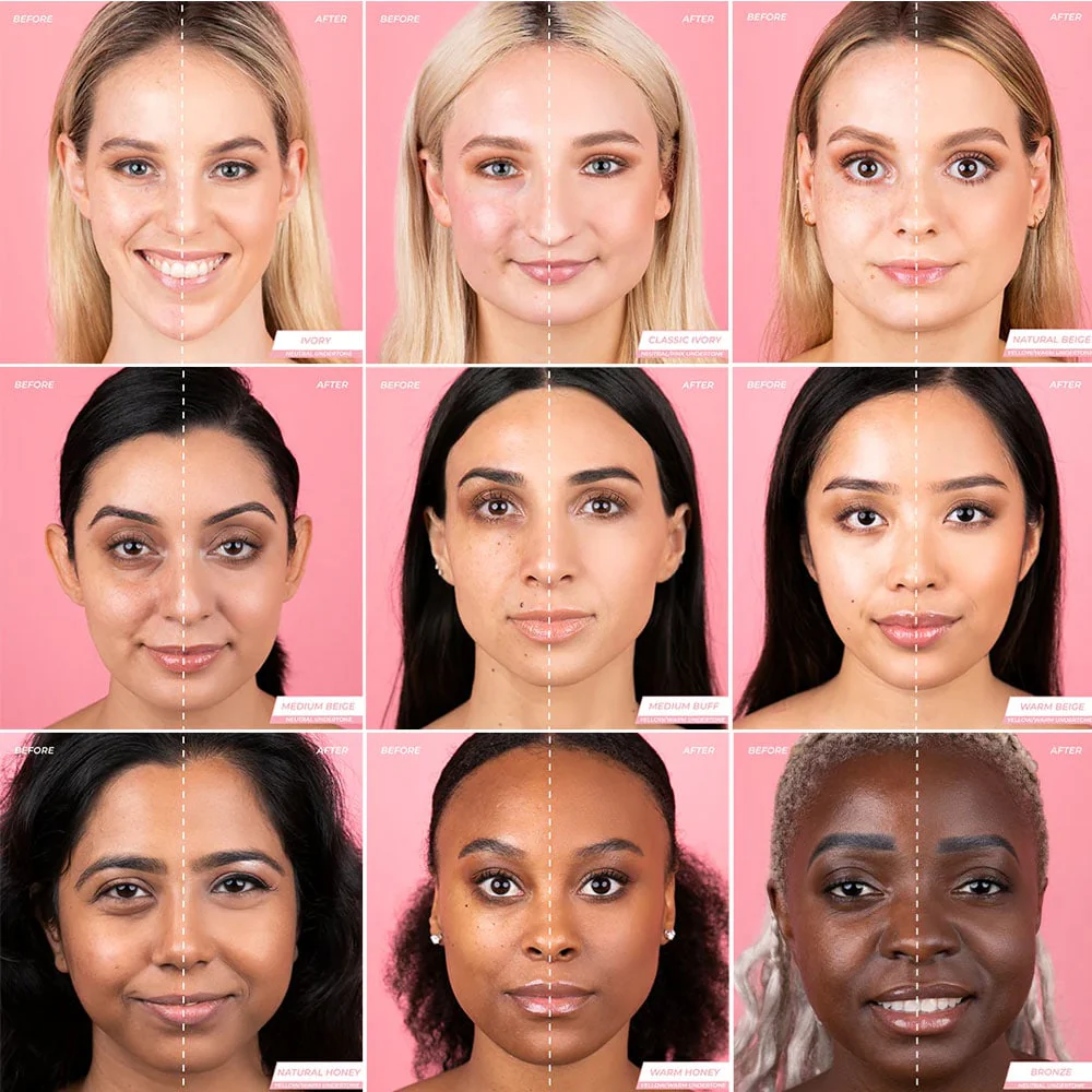 MCoBeauty Miracle Hydra Glow Oil Free Foundation Light Beige 30ml - Image 3