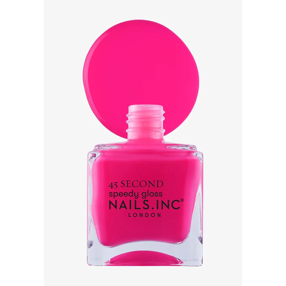 Nails Inc 45 Second Speedy Gloss Popping To Primrose Hill Nail Polish 14ml - Image 2