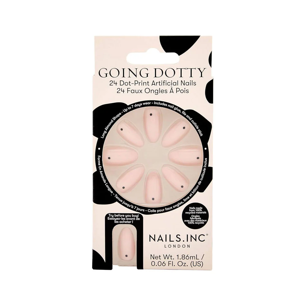 Nails Inc Artificial Nails Going Dotty