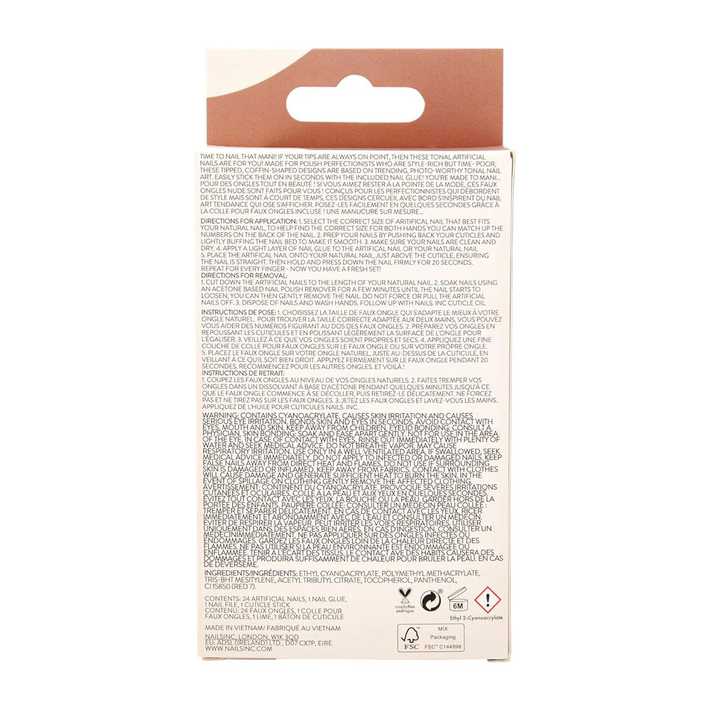 Nails Inc Artificial Nails Tonal Tips - Image 3