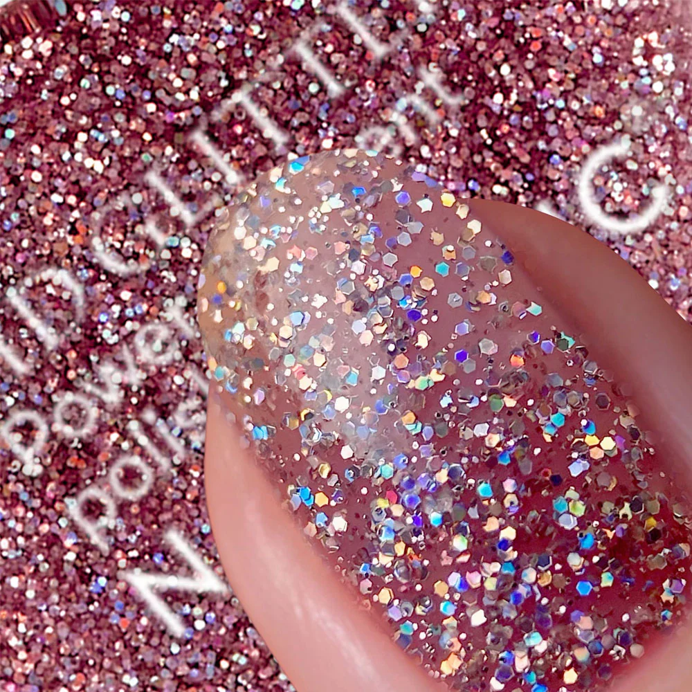 Nails Inc HD Glitter Power Pigment Polish All Amped Up Nail Polish 14ml - Image 4