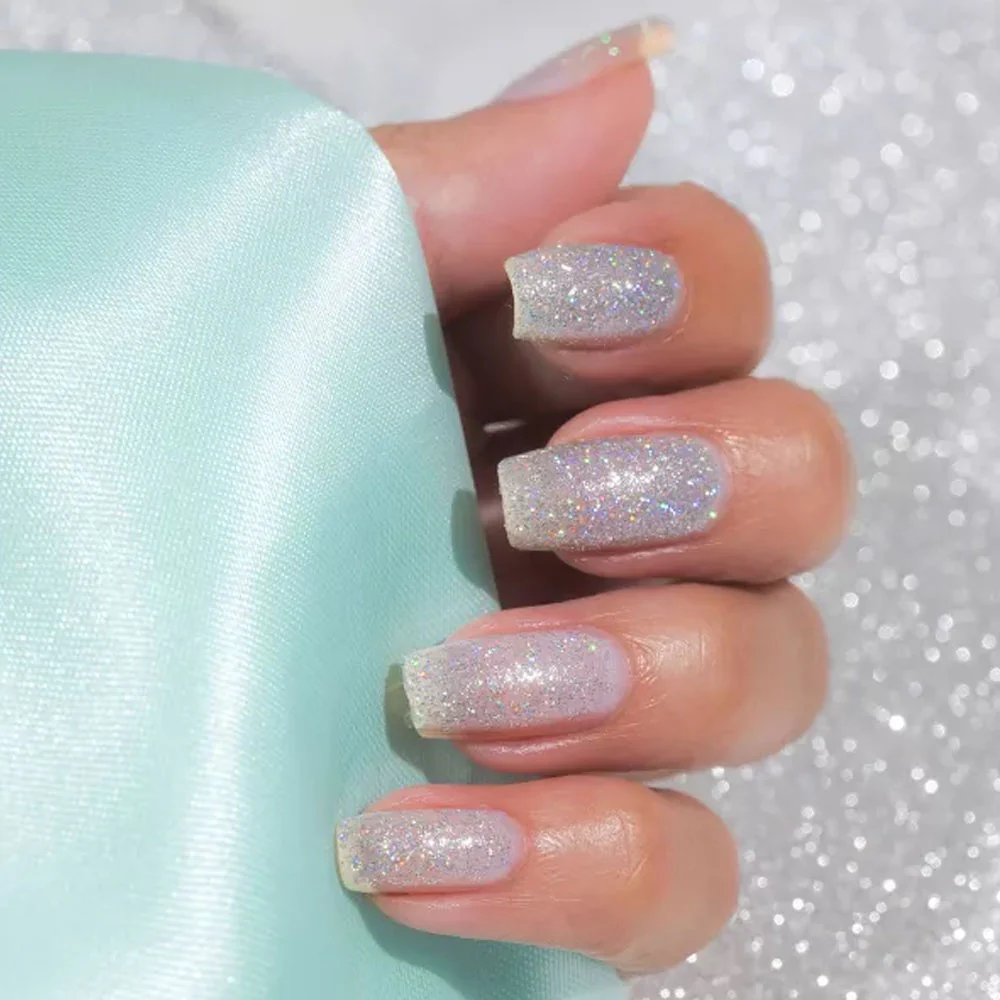 Nails Inc HD Glitter Power Pigment Polish Ring Light Ready Nail Polish 14ml - Image 3