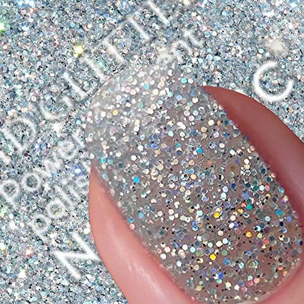 Nails Inc HD Glitter Power Pigment Polish Ring Light Ready Nail Polish 14ml - Image 4
