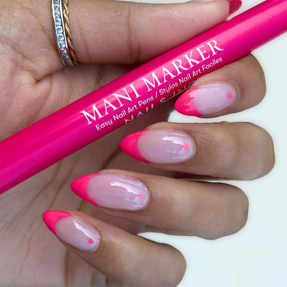 Nails Inc Mani Marker Flamingo Pink 3ml - Image 3