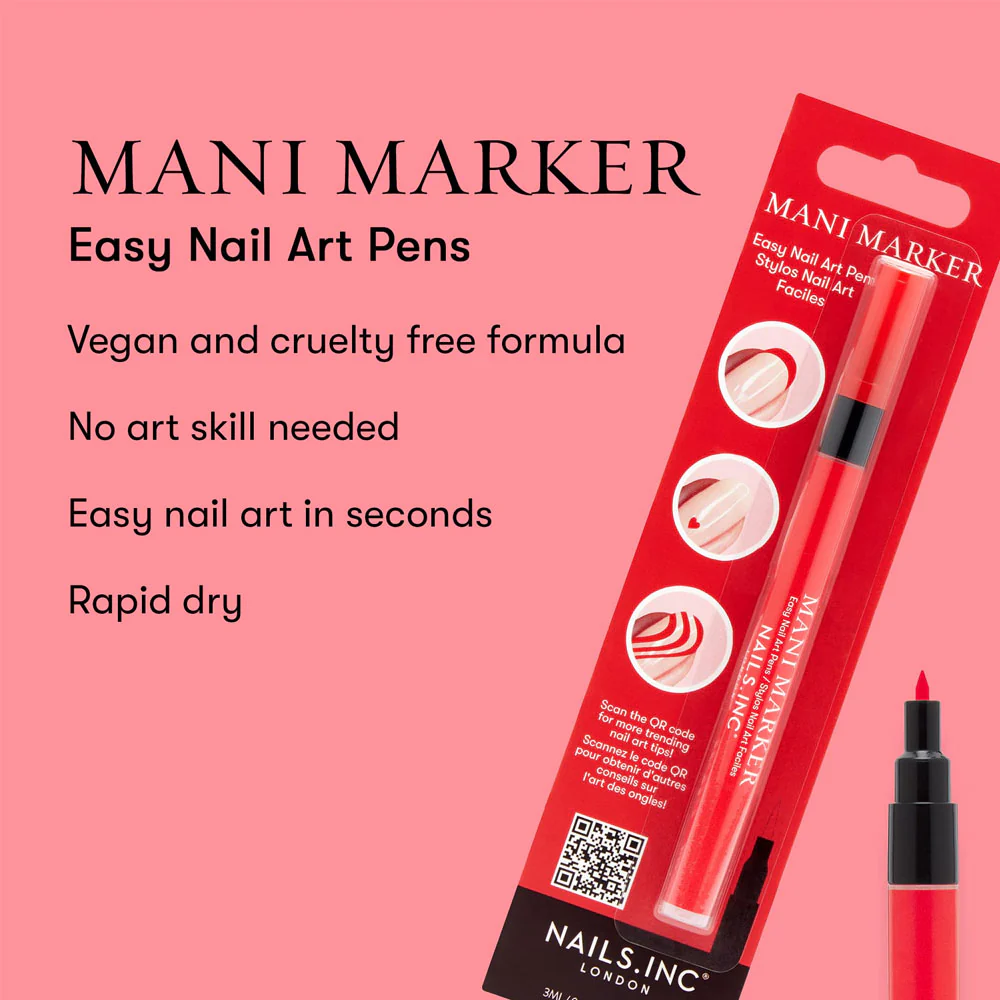 Nails Inc Mani Marker Red 3ml - Image 2