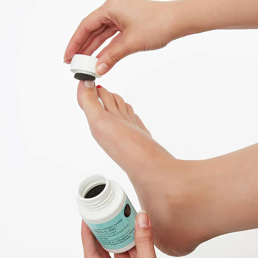 Nails Inc Nail Polish Rapid Remover Pot For Feet 60ml - Image 4