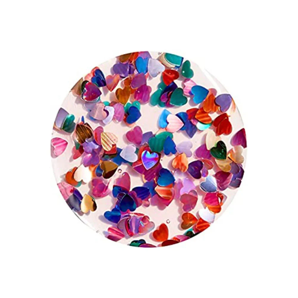 Nails Inc Over The Top Love In Sequins Pride Heart Topper Nail Polish 14ml - Image 2