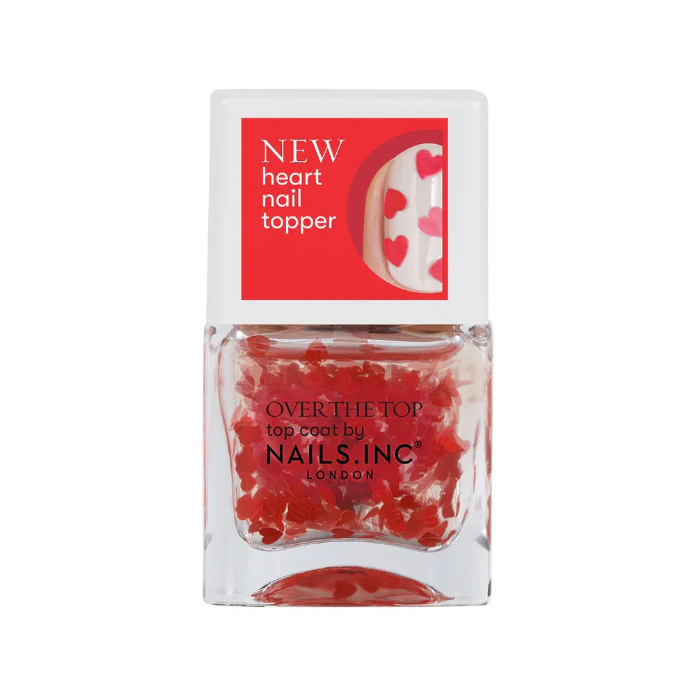Nails Inc Over The Top Loving In London Top Coat Nail Polish 14ml