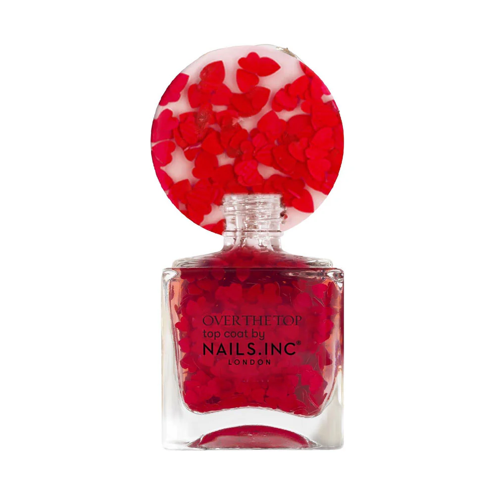 Nails Inc Over The Top Loving In London Top Coat Nail Polish 14ml - Image 3