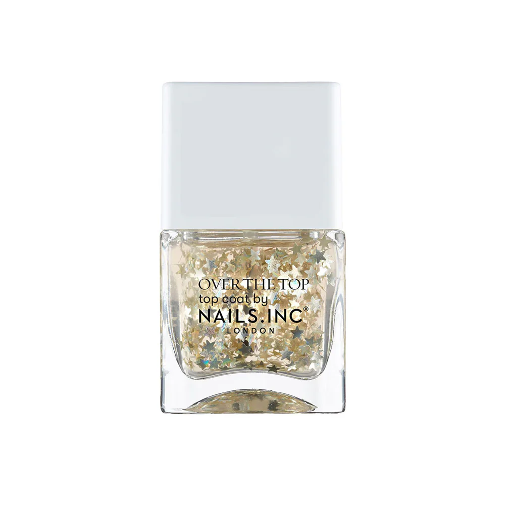 Nails Inc Over The Top Star Spotting In Soho Top Coat Nail Polish 14ml - Image 4