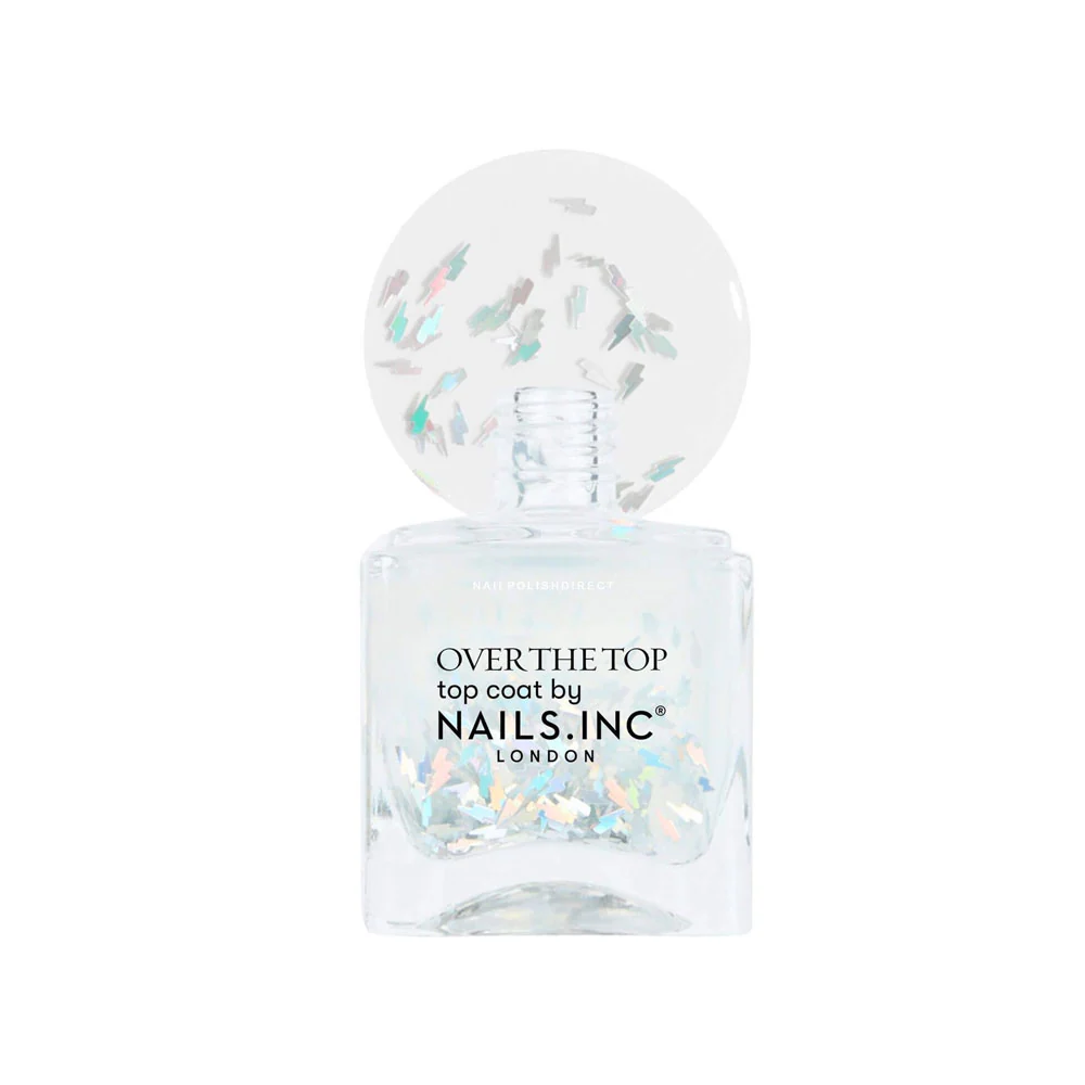 Nails Inc Over The Top Striking In Shoreditch Lightning Bolt Topper Top Coat Nail Polish 14ml - Image 4