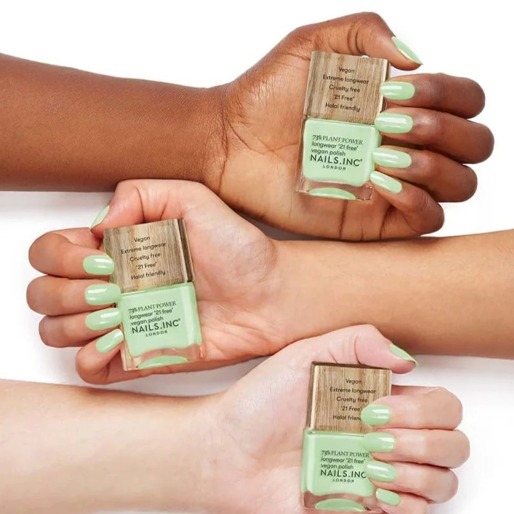 Nails Inc Plant Power Vegan Nail Polish Endless Recycle 14ml - Image 4