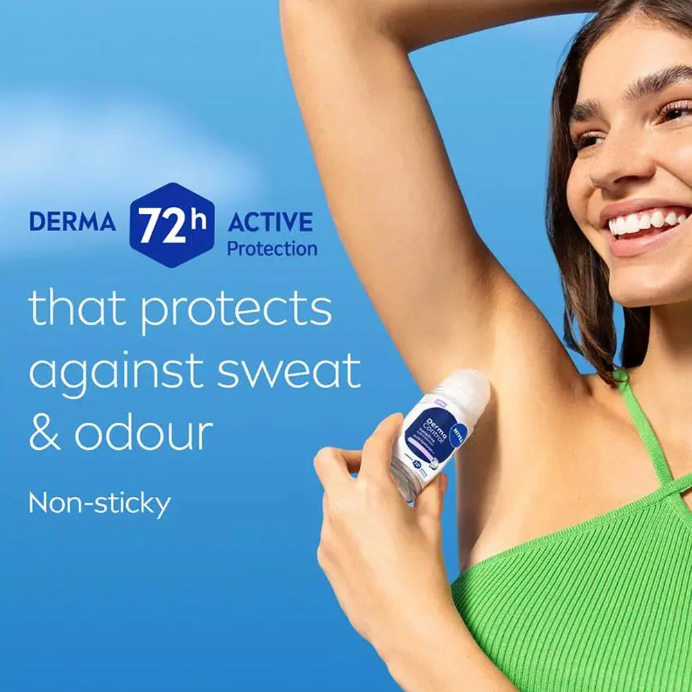 Nivea Antiperspirant Roll On Derma Control 72H Pro Vitamin B5 50ml - Image 3