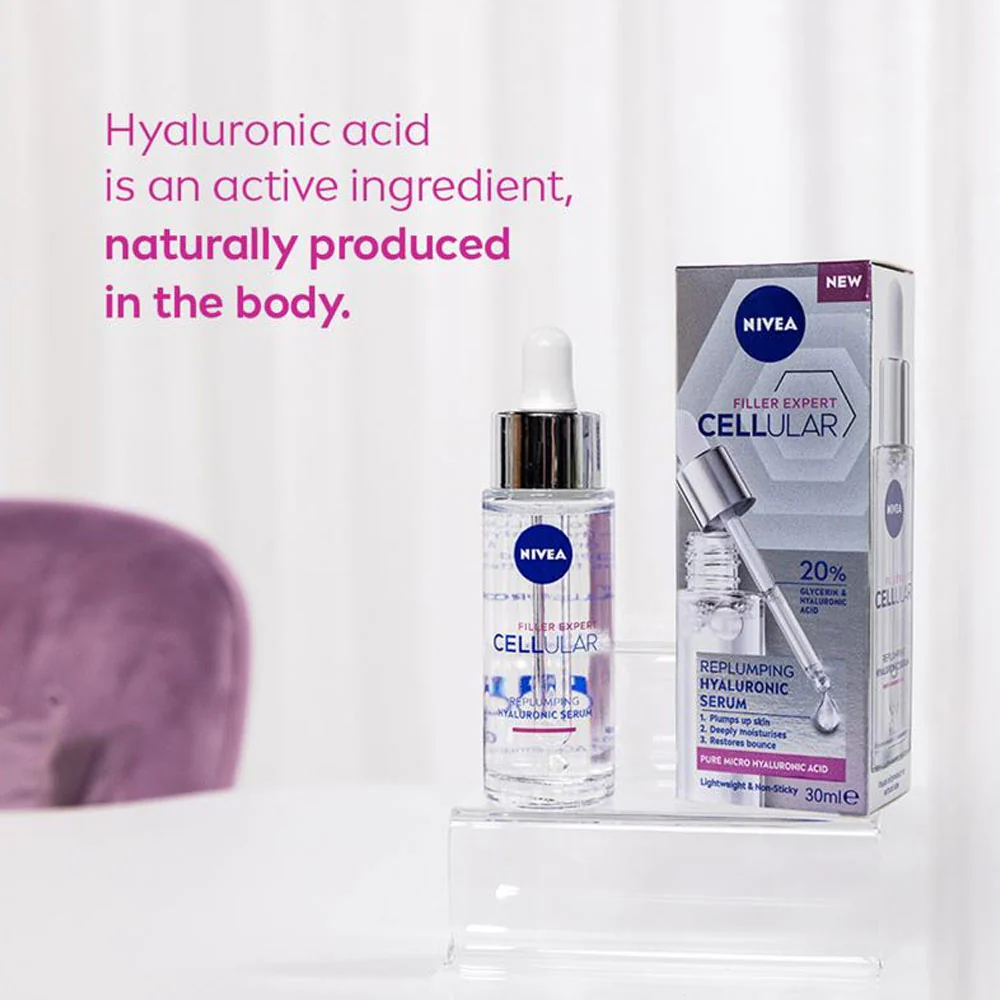 Nivea Hyaluronic Replumping Serum Expert Filler Cellular 30ml - Image 2