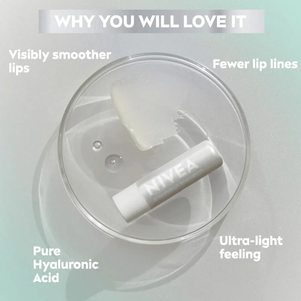 Nivea Lip Moisture Plus Hyaluron 5.2g - Image 3