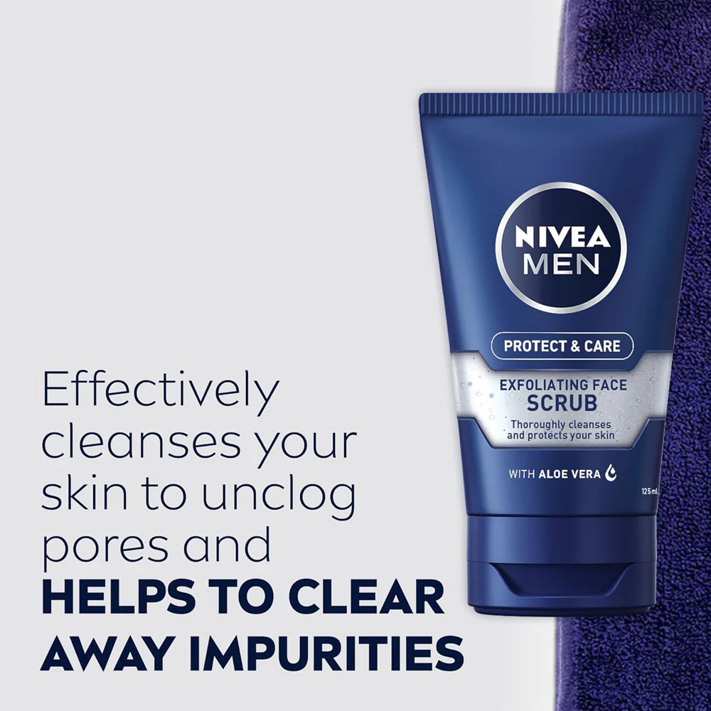 Nivea Men Gift Bag Ready To Go Scrub 75ml,Creme 150ml & Shower Gel 500ml - Image 3