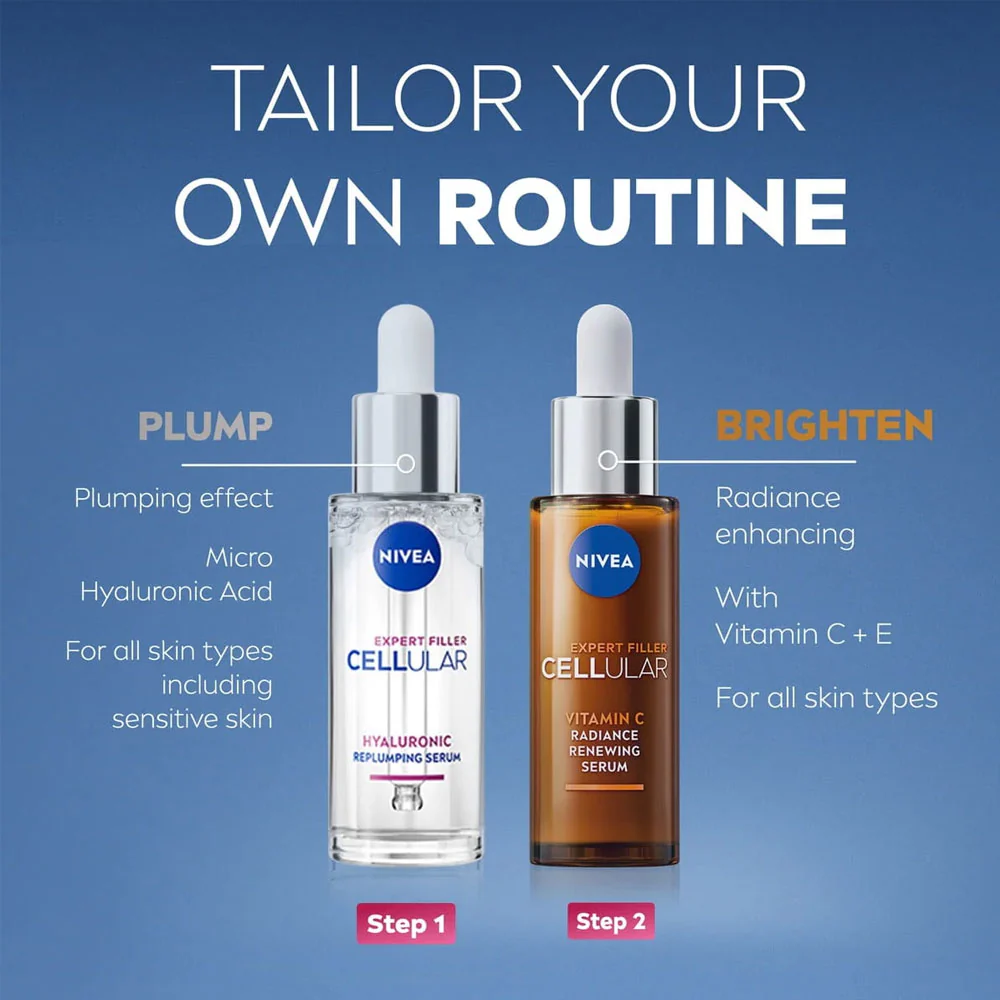 Nivea Vitamin C Radiance Renewing Serum Expert Filler Cellular 30ml - Image 3