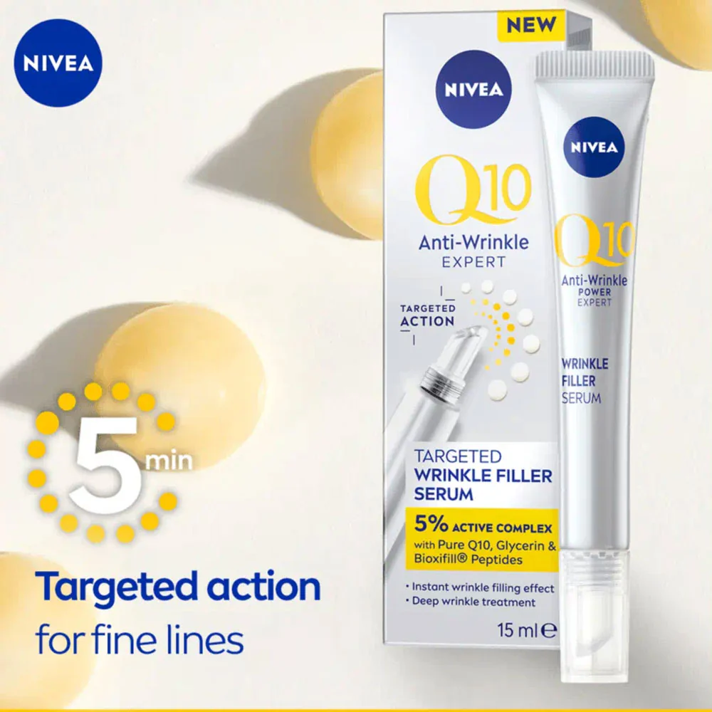 Nivea Wrinkle Filler Serum Q10 15ml - Image 4